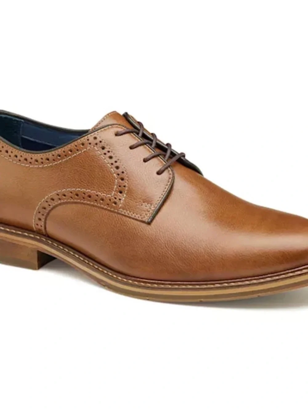 Johnston & Murphy XC Flex Raleigh Brown Leather with Memory Foam